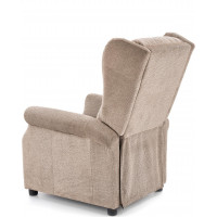 Polohovacie masážne kreslo ARGE - béžové