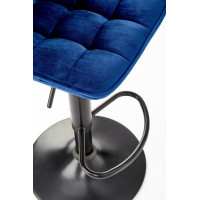 Barová stolička DÁŠENKA - modrá - výškovo nastaviteľná