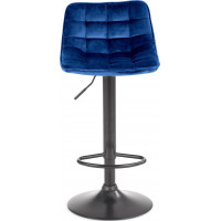 Barová stolička DÁŠENKA - modrá - výškovo nastaviteľná