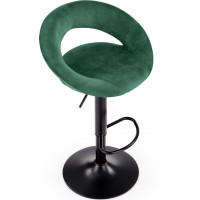 Barová stolička AMÁLKA - zelená - výškovo nastaviteľná