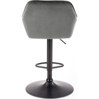 Barová stolička LIBOR - šedá - výškovo nastaviteľná