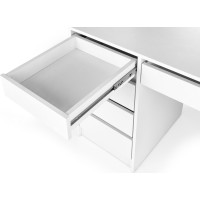 Toaletný stolík SUPERSTAR XL s LED osvetlením - biely