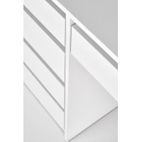 Toaletný stolík SUPERSTAR XL s LED osvetlením - biely