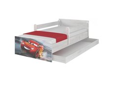 Detská posteľ MAX Disney - AUTA 3 180x90 cm - so zásuvkou