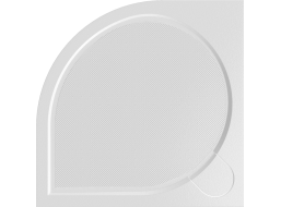 Štvrťkruhová mramorová sprchová vanička LAKA R550