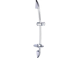 Sprchová tyč s držiakom na ručnú sprchu a mydlo ACCORD - 86,5 cm - chrómová