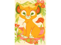 RAVENSBURGER Puzzle Disney 100 rokov: Simba 300 dielikov