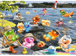 RAVENSBURGER Puzzle Gelini pri mori 1000 dielikov