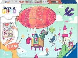 RAVENSBURGER Puzzle&Play: Kráľovská party 2x24 dielikov
