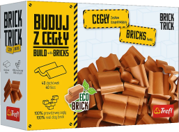 TREFL BRICK TRICK Balenie strešných škridiel 40ks