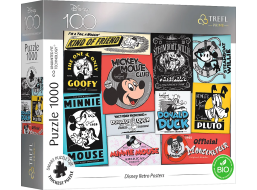 TREFL Puzzle UFT Disney 100 rokov: Retro plagáty 1000 dielikov