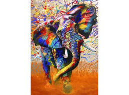BLUEBIRD Puzzle Africké farby 1000 dielikov