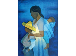 BLUEBIRD Puzzle Matka a deti 1000 dielikov