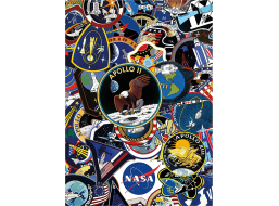 AQUARIUS Puzzle Nasa: Nášivky misií 1000 dielikov