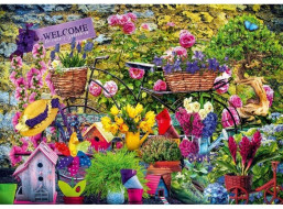 BLUEBIRD Puzzle Vitajte v našej záhrade 1000 dielikov