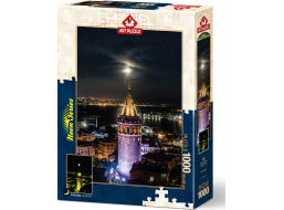 ART PUZZLE Svietiace puzzle Galatská veža 1000 dielikov