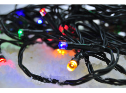 LED vonkajšia vianočná reťaz - 200 LED - 8 funkcií - časovač
