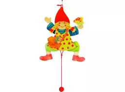GOKI Drevená hračka Jumping Jack Holka