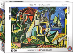 EUROGRAPHICS Puzzle Stredomorská krajina 1000 dielikov