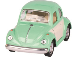 GOKI Volkswagen Chrobák klasik (1967) na spätné natiahnutie - zelený