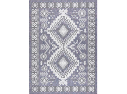 Kusový koberec Sion Sisal Aztec 3007 blue/pink/ecru