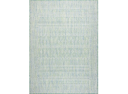 Kusový koberec Sion Sisal Aztec 22184 green/blue/ecru