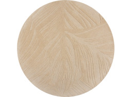 Kusový koberec Solace Lino Leaf Natural kruh