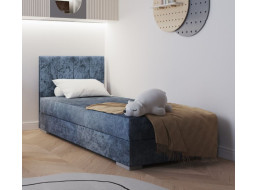 Čalúnená posteľ COIMBRA I - 200x90 cm - modrá