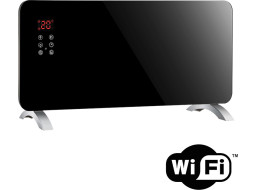 Teplovzdušný konvektor sklokeramický 2000W, WiFi, LCD, nastaviteľný termostat, časovač