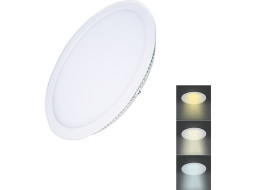 LED mini panel CCT, podhľadový, 6W, 450lm, 3000K, 4000K, 6000K, okrúhly