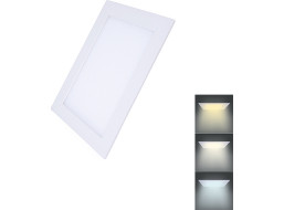 LED mini panel CCT, podhľadový, 6W, 450lm, 3000K, 4000K, 6000K, štvorcový
