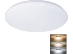 LED stropné svetlo Plain, 3CCT, 36W, 2520lm, 3000K, 4000K, 6000K, okrúhle, 45cm