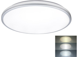 LED osvetlenie s ochranou proti vlhkosti, IP54, 24W, 2150lm, 3CCT, 38cm