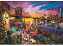 CLEMENTONI Puzzle Západ slnka nad Manhattanom 3000 dielikov