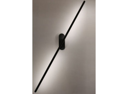 Nástenné LED svietidlo ROD centier - 92 cm - 12W - čierne