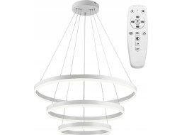 Stropné LED svietidlo VEGAS - 90W - kruhy 20 +40 +60 cm + ovládač