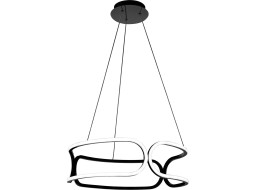 Stropné LED svietidlo MAROKO 90W - čierne + ovládač