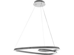 Stropné LED svietidlo HAZELNUT 70W - chrómové + ovládač