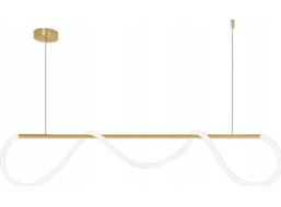 Stropné LED svietidlo CURVE maxi - 60W - zlaté