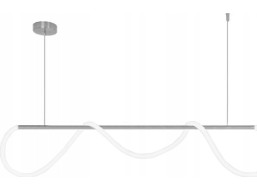 Stropné LED svietidlo CURVE maxi - 60W - chrómové