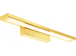 Nástenné LED svietidlo nad zrkadlo FLAT - 80 cm - 16W - zlaté
