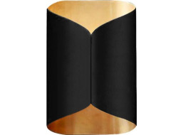 Nástenné svietidlo FOLDED - čierne/zlaté