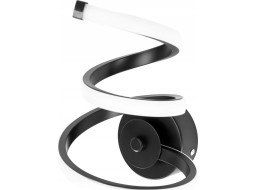 Nástenné LED svietidlo VORTEX half short - 18W - čierne