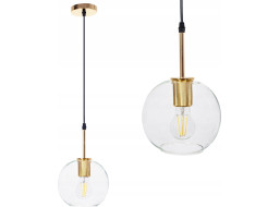 Stropné svietidlo GOLD MESH small long - kov/sklo - zlaté