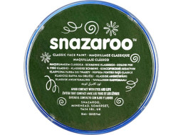 SNAZAROO Farba na tvár Tmavo zelená 18ml