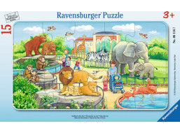 RAVENSBURGER Puzzle Návšteva ZOO 15 dielikov