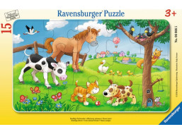 RAVENSBURGER Puzzle Roztomilí kamaráti 15 dielikov