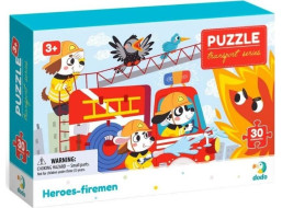 DODO Puzzle Doprava: Hrdinovia hasiči 30 dielikov
