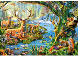 CASTORLAND Puzzle Život v lese 500 dielikov