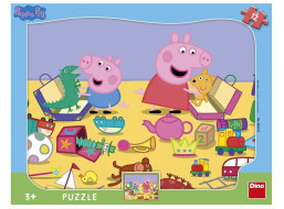 DINO Puzzle Prasiatko Peppa: Tvary 12 dielikov